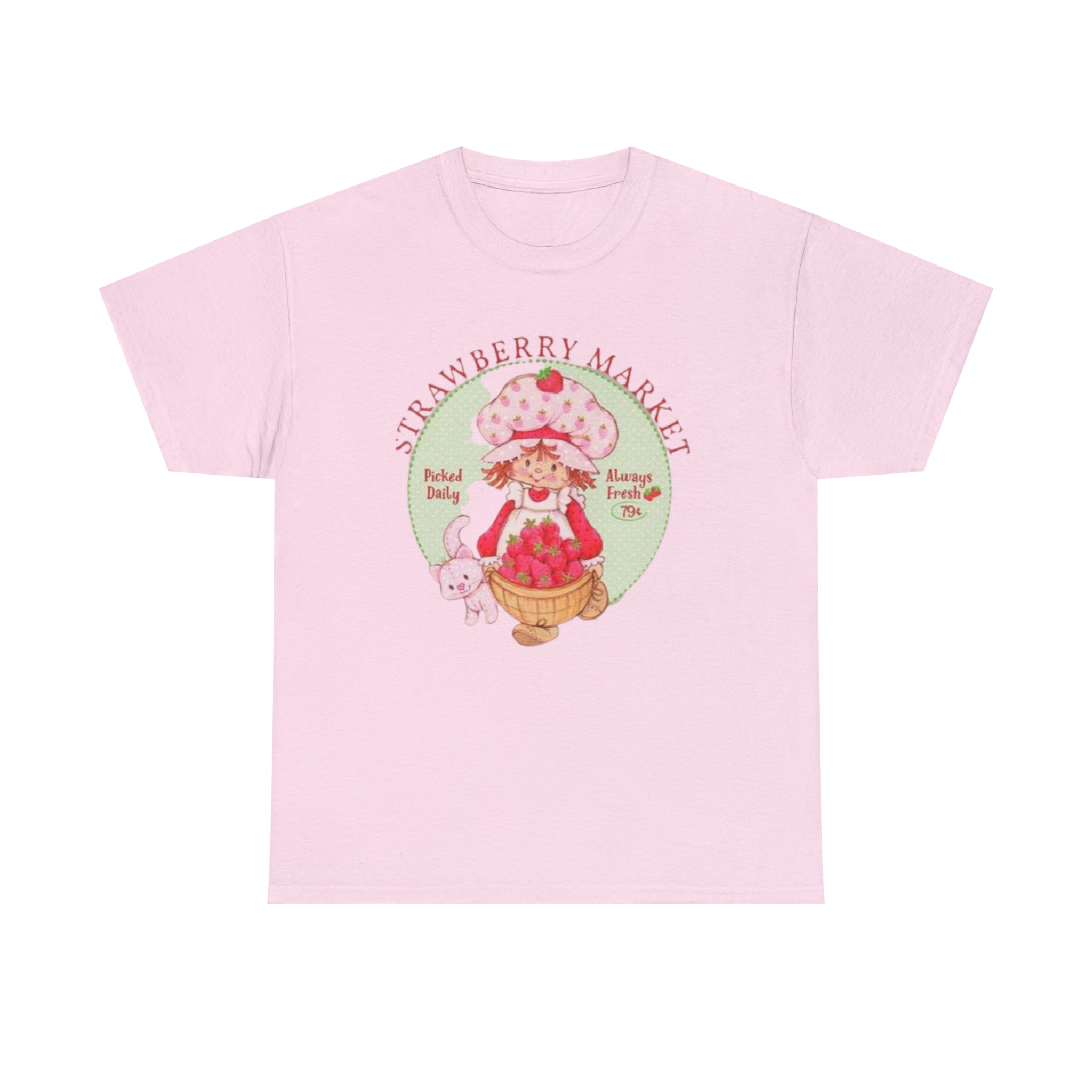 Strawberry Shortcake-  Unisex Heavy Cotton T-Shirt - Creations by Chris and Carlos